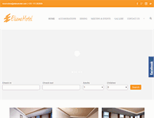 Tablet Screenshot of elianahotel.com